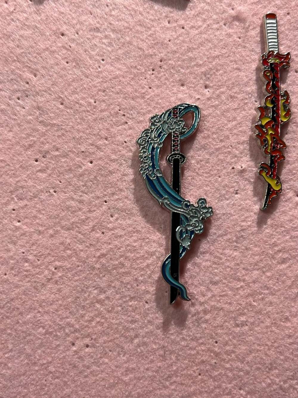 Demon Slayer Tanjiro Kamado Nichirin Sword Water Breathing Enamel Pin